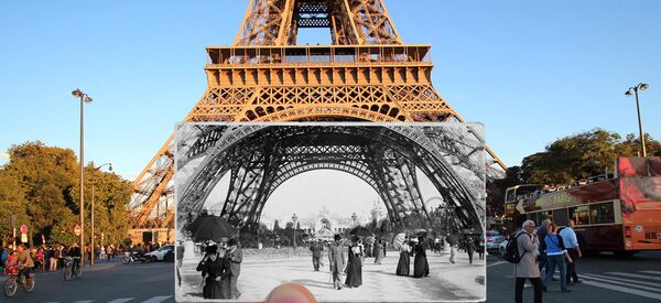 Paris. Fenêtres sur l’Histoire. Tour Eiffel. 1900 - Sputnik Afrique