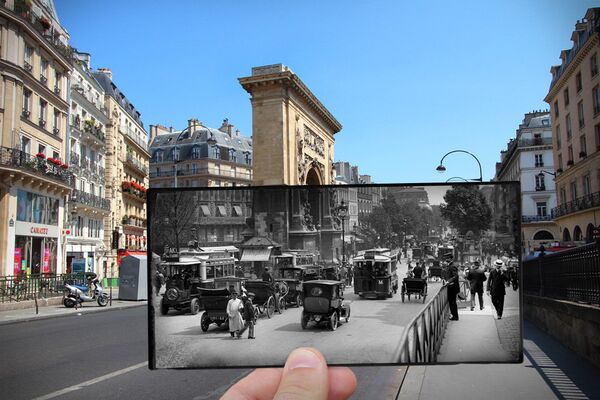Paris. Fenêtres sur l’Histoire. Boulevard Saint-Denis. 1910 - Sputnik Afrique
