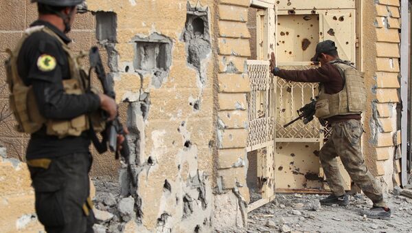 Бойцы иракского элитного контртеррористического подразделения в Эль-Рамади - Sputnik Afrique
