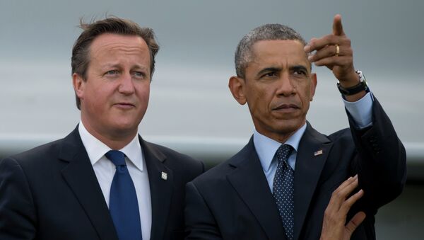 Barack Obama et à David Cameron - Sputnik Afrique