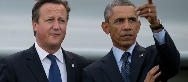 Barack Obama et à David Cameron - Sputnik Afrique