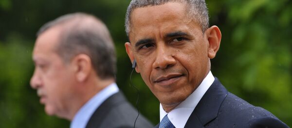 Barack Obama and Recep Tayyip Erdogan - Sputnik Afrique