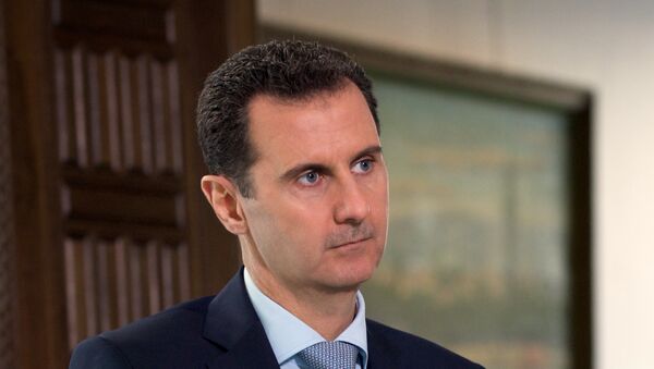 Syriens Präsident Baschar al-Assad in einem Exklusivinterview für Sputnik - Sputnik Afrique