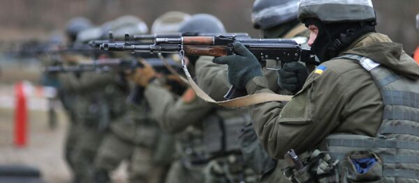 Les soldats de la Garde nationale de l'Ukraine lors des exercices de l'OTAN - Sputnik Afrique