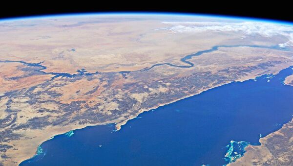 Красное море и река Нил с высоты МКС - Sputnik Afrique