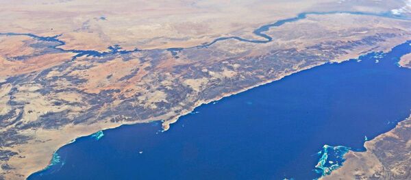 Красное море и река Нил с высоты МКС - Sputnik Afrique