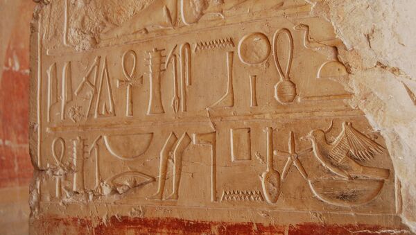 hiéroglyphes, image d'illustration - Sputnik Afrique