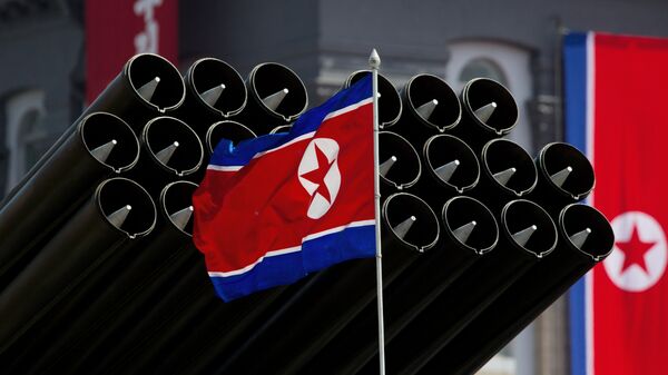 Le flag nord-coréen - Sputnik Afrique