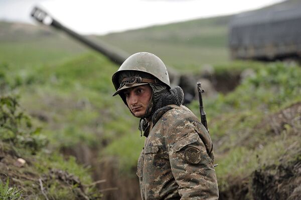 Situation dans la zone du conflit du Karabakh Situation dans la zone du conflit du Karabakh - Sputnik Afrique