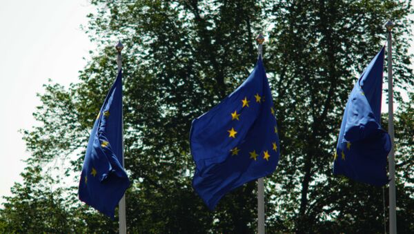 Les drapeaux de l'Union européenne - Sputnik Afrique