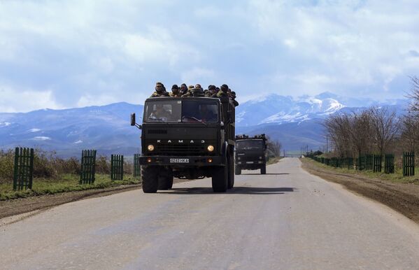La situation sur la zone du conflit du Haut-Karabakh - Sputnik Afrique