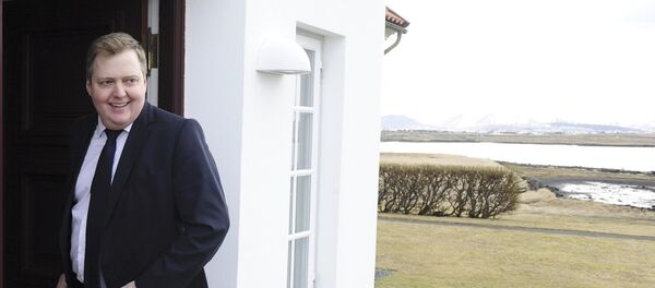Le premier ministre islandais Sigmundur David Gunnlaugsson - Sputnik Afrique