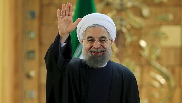 Le président iranien Hassan Rohani - Sputnik Afrique