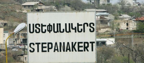 Stepanakert, la capitale de la république du Haut-Karabakh Stepanakert, la capitale de la république du Haut-Karabakh - Sputnik Afrique