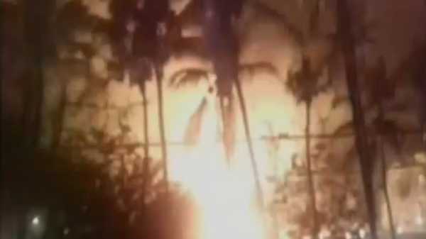 un incendie lors d'un feu d'artifice en Inde - Sputnik Afrique
