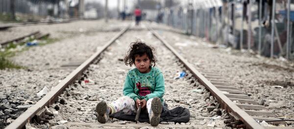 enfants des migrants - Sputnik Afrique