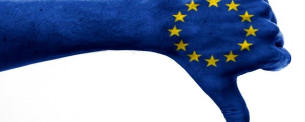 Zwölf Sterne auf blauem Grund (Symbolbild für die EU) Zwölf Sterne auf blauem Grund (Symbolbild für die EU) - Sputnik Afrique