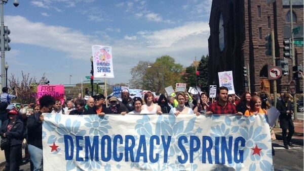 Le mouvement Democracy Spring - Sputnik Afrique