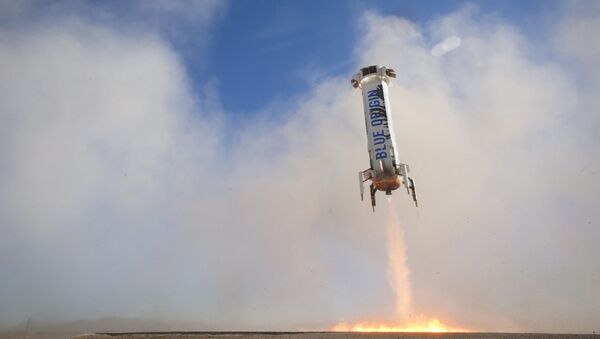 L'atterrissage d'une fusée New Shepard - Sputnik Afrique