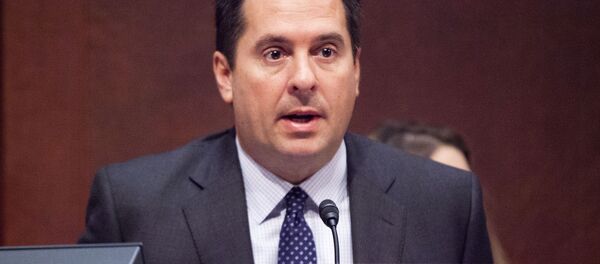 House Intelligence Committee Chairman Rep. Devin Nunes, R-Calif. speaks on Capitol Hill in Washington, Thursday, Sept. 10, 2015 - Sputnik Afrique