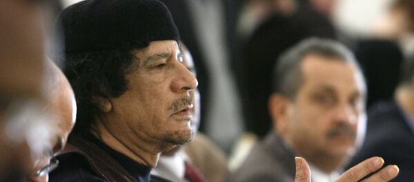 Leader of the Socialist People's Libyan Arab Jamahiriya Muammar Gaddafi - Sputnik Afrique