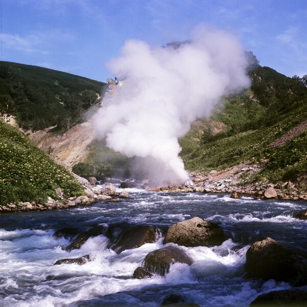 La vallée des geysers au Kamtchatka : une beauté à couper le souffle - Sputnik Afrique