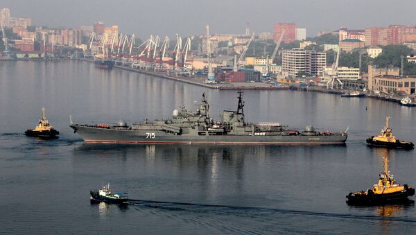 Встреча отряда кораблей Тихоокеанского флота во Владивостоке - Sputnik Afrique