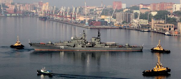 Встреча отряда кораблей Тихоокеанского флота во Владивостоке - Sputnik Afrique