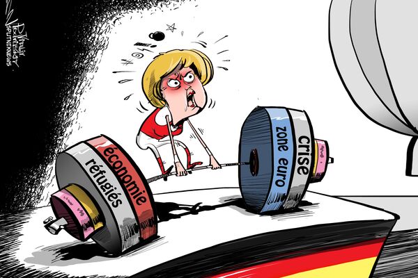 Die Zeit: Merkel perd 11% dans les sondages suite au sketch anti-Erdogan - Sputnik Afrique