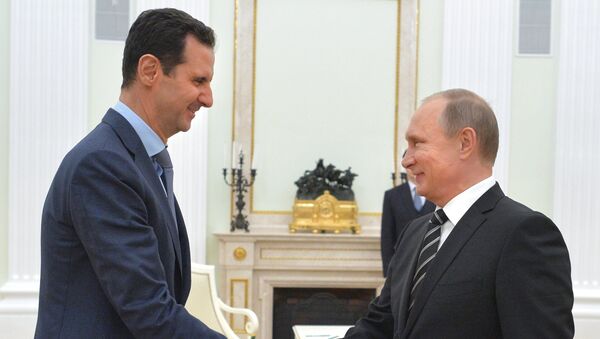 Assad et Poutine - Sputnik Afrique