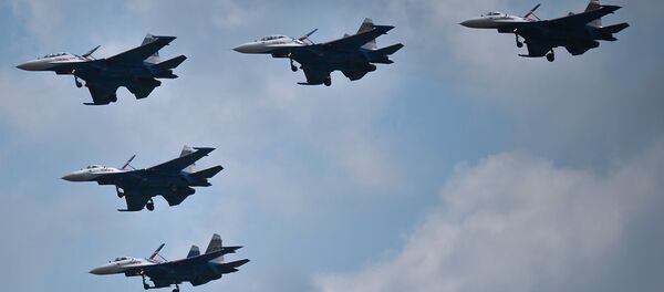 La répétition de la parade de la Victoire de l’aviation russe - Sputnik Afrique