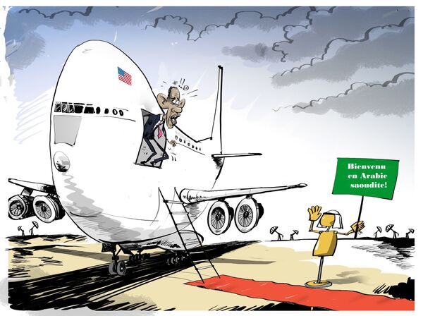 Riyad réserve un accueil glacial à Obama Riyad réserve un accueil glacial à Obama - Sputnik Afrique