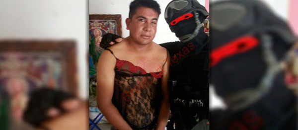 Ce marine mexicain qui costume les narcotrafiquants en lingerie - Sputnik Afrique