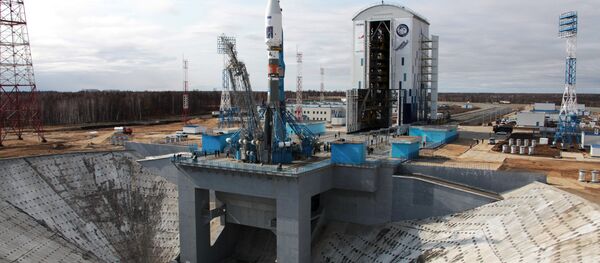 La fusée Soyouz 2.1a sur le pas de tir du cosmodrome Vostotchny - Sputnik Afrique