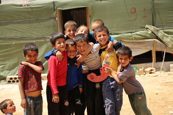 Des enfants syriens au centre d'accueil libanais  - Sputnik Afrique