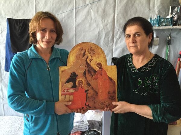 Ces deux femmes nous expliquent comment elles pu quitter Qaraqosh - Sputnik Afrique