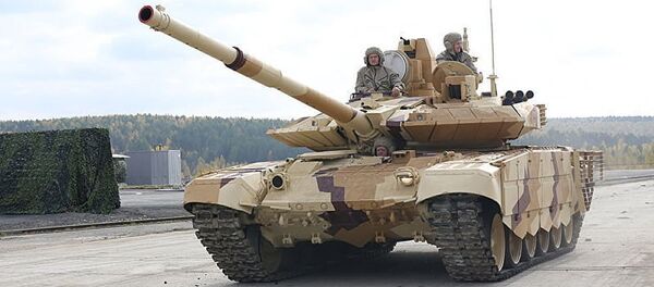 Un char de combat russe T-90 - Sputnik Afrique