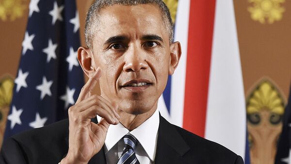 Le président américain Barack Obama - Sputnik Afrique