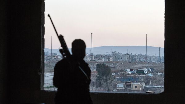 Ситуация в сирийском городе Дамаске - Sputnik Afrique