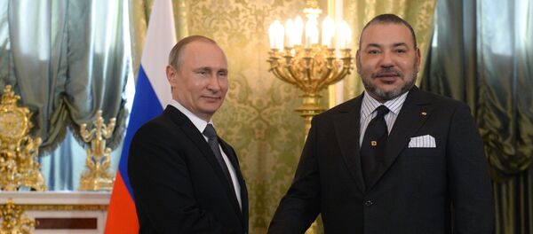 Visite du roi du Maroc Mohamed VI en Russie - Sputnik Afrique