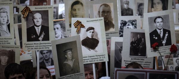 L'action Régiment immortel en Russie - Sputnik Afrique