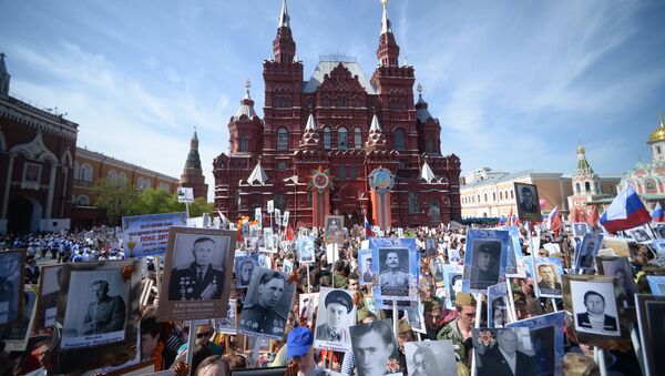 L'action Régiment immortel née en Russie en 2012 en mémoire des combattants ayant participé à la victoire sur le nazisme - Sputnik Afrique