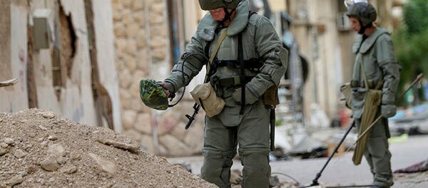 Les sapeurs russes déminent Palmyre - Sputnik Afrique