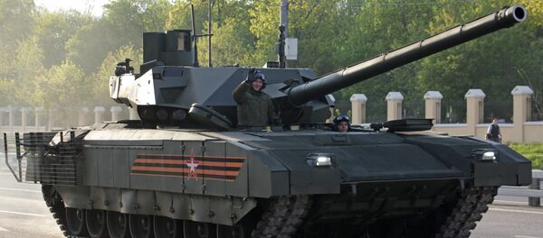 T-14 Armata. Répétition du défilé de la Victoire, Moscou - Sputnik Afrique