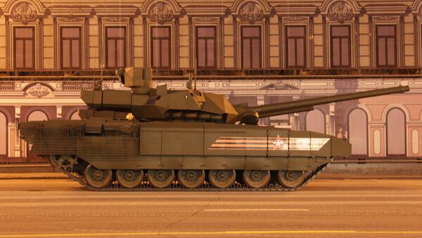 T-14 Armata. Répétition du défilé de la Victoire, Moscou - Sputnik Afrique