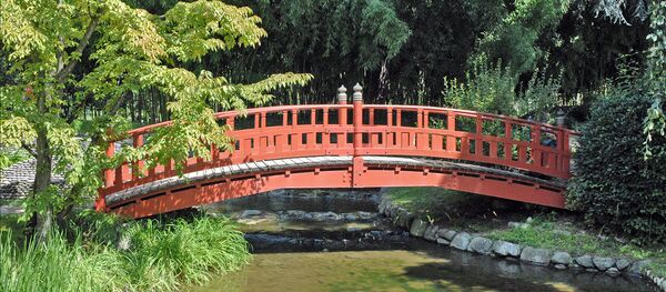 Un jardin japonais, image d'illustration - Sputnik Afrique