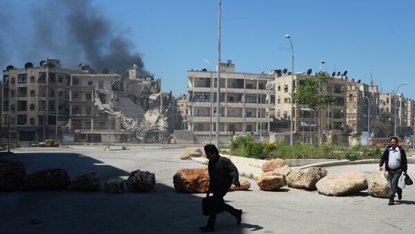 Militants shell a district in Aleppo - Sputnik Afrique