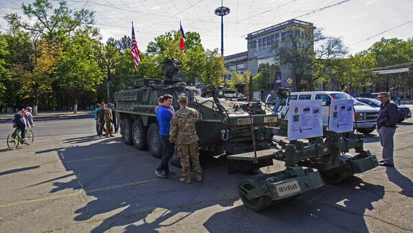 US military equipment in Chisinau - Sputnik Afrique