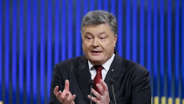 Der ukrainische Präsident Petro Poroschenko - Sputnik Afrique