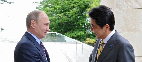 Встреча президента РФ В. Путина с премьер-министром Японии Синдзо Абэ - Sputnik Afrique